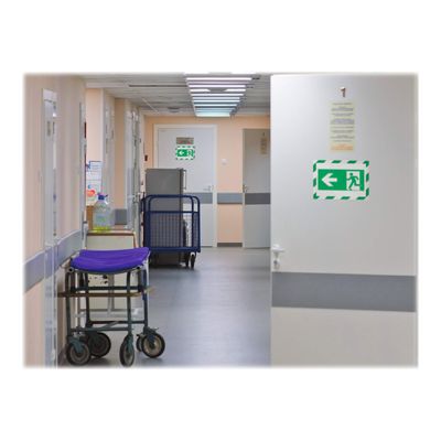4005546406589-Durable Duraframe Magnetic Security - Cadre d'affichage magnétique bicolore - A4 - vert/blanc-Front-5