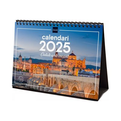 8422952382942-Finocam - Calendrier - de bureau - 2025 - charming cities - mois à afficher - S - 210 x 150-Right-angle-0