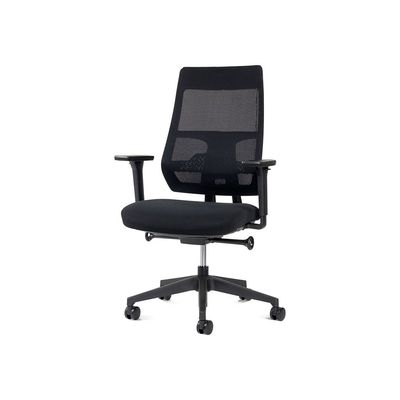 8427951072603-rocada Ergoline RD-934M - Chaise - professionnel - accoudoirs - pivotant - noir-Right-angle-0