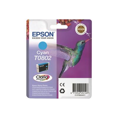 8715946494128-Epson T0802 Colibri - cyan - cartouche d'encre originale-Front-1