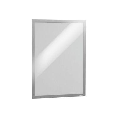 4005546978505-Durable Duraframe - Cadre d'affichage adhésif - A3 - argent-Left-angle-2