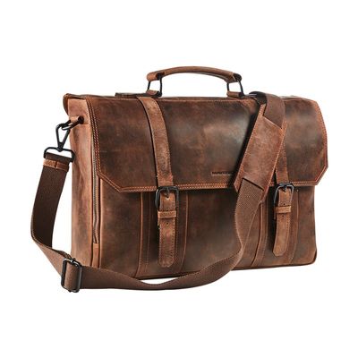 5413082194140-Maverick The Original - Sacoche pour ordinateur portable - 15.6" - brun-Left-angle-0