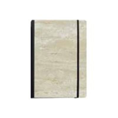 8412885243311-Senfort Stone - Cahier de notes - A5 - 210 x 150 mm - 96 feuilles / 192 pages - ligné - marbre bl-Front-0