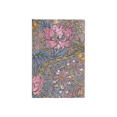 9781439793893-Journal  -  9 x 14 cm  - 176 pages - morris pink honeysuckle  - rose - Paperblanks-Front-0