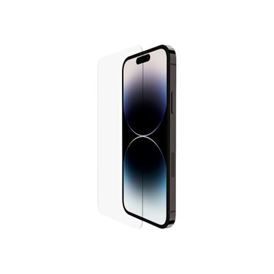 0745883848348-Belkin - protection d'écran - verre trempé pour iPhone 14 Pro-Right-angle-0