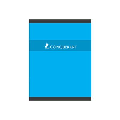 3020120000145-Conquérant Sept - Cahier 17 x 22 cm - 96 pages - petits carreaux (5x5mm) - disponible dans diffé-Front-1