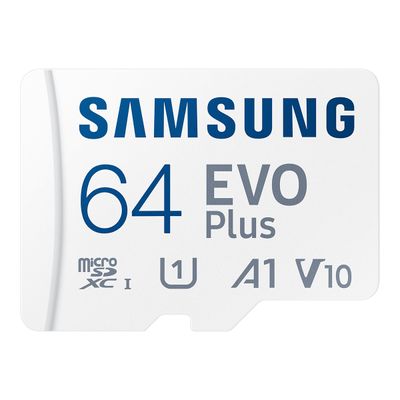 8806095420134-Samsung EVO Plus MB-MC64S - Carte mémoire micro SD - 64Go - blanc-Front-0