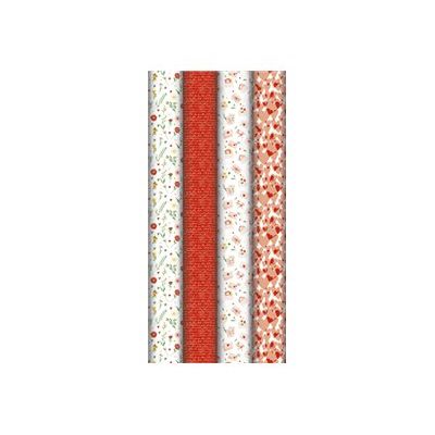 3329682021064-Clairefontaine Excellia - Emballage cadeau - 70 cm x 2 m - 80 g/m² - Amore -Front-0