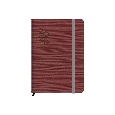 8412885239802-Senfort Flow - Agenda - 2025 - 1 jour par page - 160 x 235 mm - grenat - matériel synthétique-Front-0