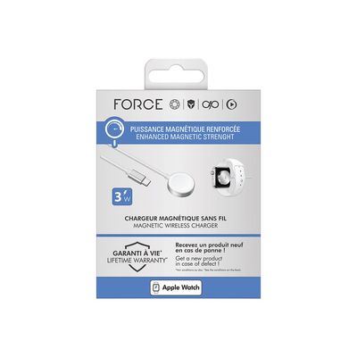 3571211523185-BIGBEN Connected Force Power - Plot de charge sans fil - 3 Watt - blanc-Front-1