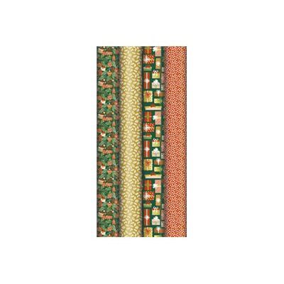 3329682021095-Clairefontaine Excellia Christmas - Emballage cadeau - 70 cm x 2 m - 80 g/m² - sweet christmas-Front-0