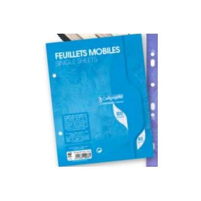3210330023779-Calligraphe 7000 - feuilles simples A4 - 100 pages - petits carreaux (5x5mm) - perforées-Left-angle-0