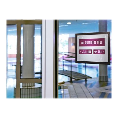4005546406008-Durable Duraframe - Cadre d'affichage adhésif repositionnable - A4 - noir-Right-angle-2