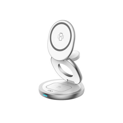 3571211525707-BIGBEN Connected Force Power - Support de chargement sans fil - 3 en 1, pliable - 15 Watt - -Right-angle-0