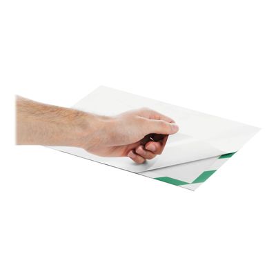 4005546406589-Durable Duraframe Magnetic Security - Cadre d'affichage magnétique bicolore - A4 - vert/bl-Right-angle-10