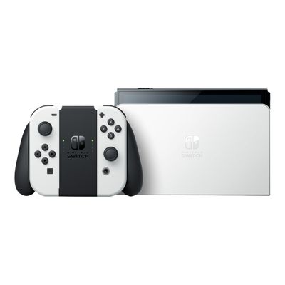 045496454081-Nintendo Switch OLED - - Full HD - blanc - Super Mario Bros. Wonder - avec Nintendo Switch Online 1-Front-7