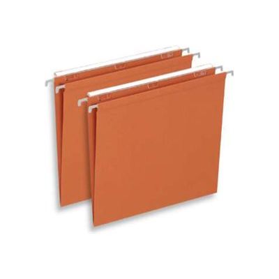 3362949906339-Oxford DEFI Flex - 25 Dossiers suspendu Kraft pour tiroirs - DOS 30 mm - A4 - orange-Right-angle-0