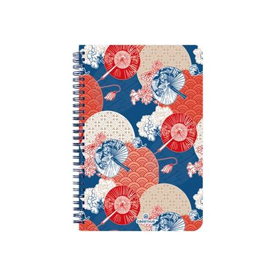 3664447177281-Oberthur Bali - Cahier de notes - fil-o - B6 (125 x 176 mm) - 100 feuilles / 200 pages - papier ivoire - doub-Front-0