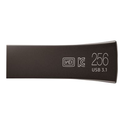 8801643230678-Samsung BAR Plus MUF-256BE4 - Clé USB 256 Go - USB 3.1 Gen 1 - gris-Back-5