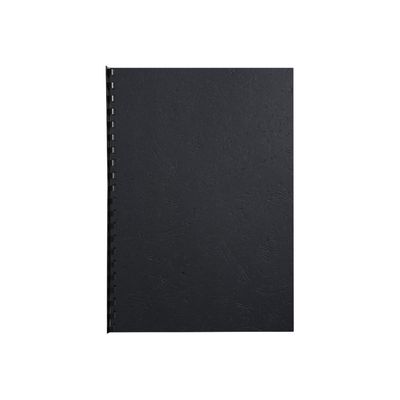 3130630278016-Exacompta Forever - Carton recyclé - A4 (210 x 297 mm) - noir - 270 g/m² - 25 unités couverture -Back-1