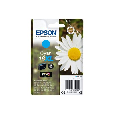 8715946518084-Epson 18XL Pâquerette - cyan - cartouche d'encre originale-Front-0