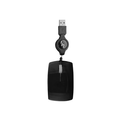 3303170066508-T'nB GUPPY 3 - Souris - optique - 3 boutons - filaire - USB - noir-Front-4