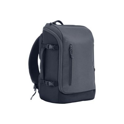 0196548945481-HP Travel - Sac à dos pour ordinateur portable - jusqu'à 15,6" - gris de fer - pour Victus by HP Laptop 15; Laptop 15s; Pav-Left-angle-5