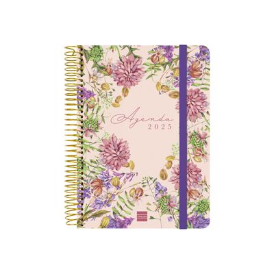 8422952391791-Finocam Chloe - Agenda - 2025 - 1 jour par page - reliure à spirale - E10 - 155 x 212 mm - carton-Front-0