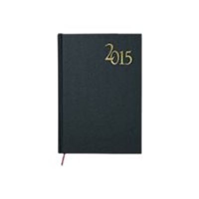 8421938111033-Dohe SEGOVIA - Agenda - 2015 - 1 jour par page - 140 x 200 mm - 352 pages - papier blanc - couverture noire - carton a-Front-0