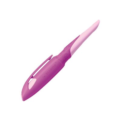 4006381616348-STABILO EASYbirdy 3D DreamWorld - Stylo plume - non permanent - bleu roi-Left-angle-4