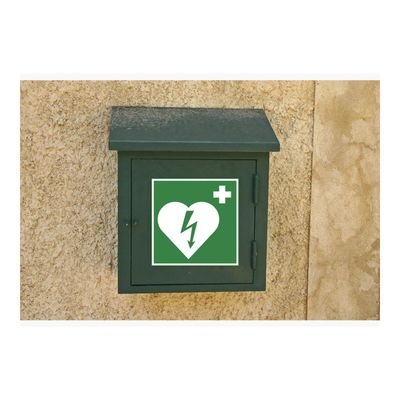 3130630670087-Exacompta - Pictogramme - défibrillateur - 200 x 200 mm - vert-Front-2