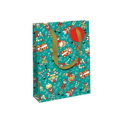 5033601025962-Clairefontaine - Sac cadeau - grand - 26.5 cm x 14 cm x 33 cm - bleu-Left-angle-0