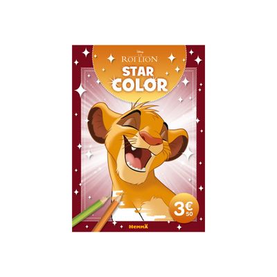 9782508059490-Disney Le Roi Lion - Star Color - livre à colorier-Front-0