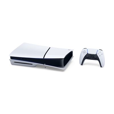 711719577294-Sony PlayStation 5 Slim Digital Edition - Console de jeux - 1 To SSD-Right-angle-6