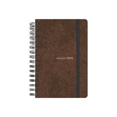 8412885239895-Senfort - Agenda - 2025 - semainier - reliure à anneaux métalliques - 195 x 260 mm - professionn-Front-0