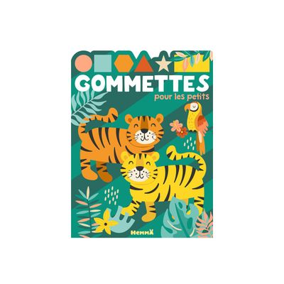 9782508056208-Tigres - Gommettes pour les petits - livre d'activités-Front-0