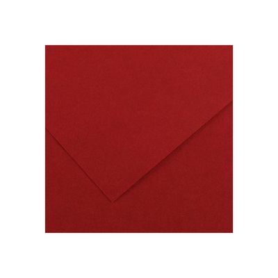 3148950402295-Canson Iris Vivaldi - Papier - 500 x 650 mm - rouge foncé - 185 g/m²-Front-0