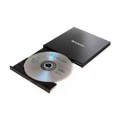 0023942438908-Verbatim Slimline - Lecteur de disque - BDXL Writer - 6x - SuperSpeed USB 3.0 - externe-Right-angle-0