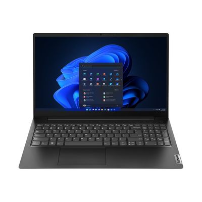 0196803948042-Lenovo V15 G4 AMN 82YU - Conception de charnière à 180 degrés - AMD Ryzen 3 - 7320U / jusqu'à 4.1 GHz - Win 11 Home - Radeon 610M - 8 Go RAM - 512 Go SSD NVMe - 15.6" TN 1920 x 1080 (Full HD) - Gigabit Ethernet - Wi-Fi 6 - noir busi-Front-5