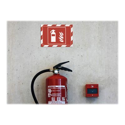 4005546406565-Durable Duraframe Security - 2 Cadres d'affichage bicolore - A4 - rouge/blanc (encadrement magnét-Front-4