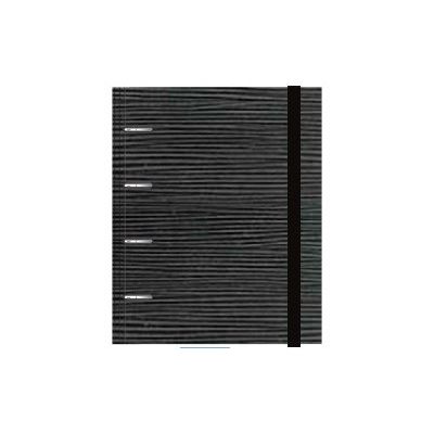 8412885242970-Senfort Flow - Cahier à anneaux - 230 x 270 mm - 120 feuilles / 240 pages - doublé, uni, quadrillé - gris-Front-0