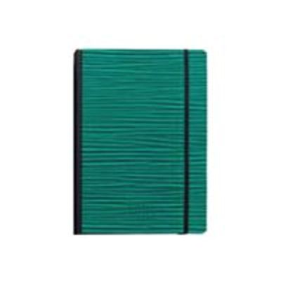 8412885243090-Senfort Flow - Cahier de notes - A5 (150 x 210 mm) - 96 feuilles / 192 pages - turquoise - synthé-Front-0