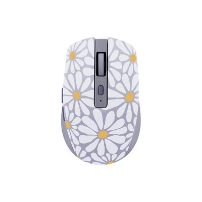 3303170118009-T'nB EXCLUSIV' Flower - Souris sans fil - rechargeable - 6 boutons - lavande-Front-0