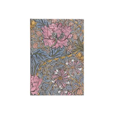 9781439793879-Journal  -  12 x 18 cm  - 144 pages - morris pink honeysuckle  - rose - Paperblanks-Front-0
