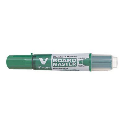 4902505355899-Pilot V BOARD MASTER - Marqueur effaçable - pointe biseau - vert-Angle gauche-1
