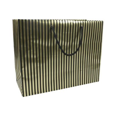 3329682128602-Clairefontaine Premium Max & Moi - Sac cadeau polypropylène - 32 cm x 13 cm x 24,5 cm - or-Angle gauche-0