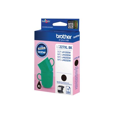 5014047567001-Brother LC225XL/LC227XL - Pack de 4 - noir, cyan, magenta, jaune - cartouche d'encre origina-Angle droit-0