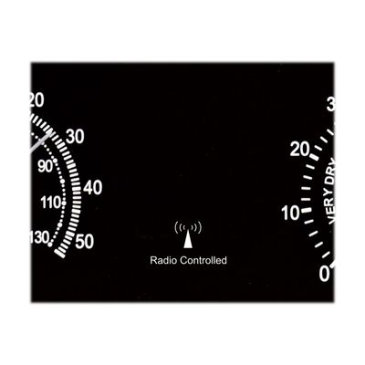 4002390065740-MaulDrive - Horloge - mécanisme radio pilotée - 30 cm - noir argenté-Gros plan-2
