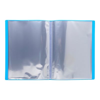 3130630858720-Exacompta Iderama - Porte vues - 80 vues - A4 - bleu clair-Avant-1