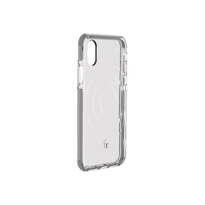 3571211374602-Bigben - Coque de protection pour iPhone X/XS - transparent et argent-Arrière-1